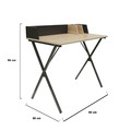 Desk Brico, black/natural