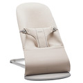 BABYBJORN Bouncer Bliss - Light grey frame, 3D Jersey, Light beige