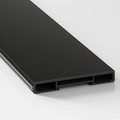BODBYN Plinth, black, 220x8 cm