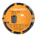 Fiskars Leaf Rake with Pop-up Garden Bag