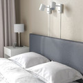 SÄBÖVIK Divan bed, Vissle grey, 140x200 cm