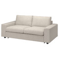 VIMLE 2-seat sofa-bed, with wide armrests/Gunnared beige