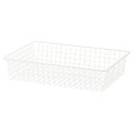 HJÄLPA Wire basket, white, 80x55 cm