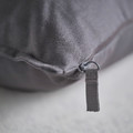 GURLI Cushion cover, dark grey, 65x65 cm