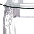Table Ghost 80cm, transparent