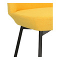Upholstered Chair Cloe, yellow
