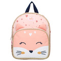 Pret Children's Backpack Preschool Kitty Giggle Pink gold
