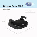Graco Booster Basic i-Size Car Seat Hunter , 135−150 cm/7-12y