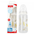 NUK First Choice Plus Baby Bottle with Temperature Control 300ml 6-18m, grey