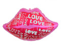 Foil Balloon Lips Love 62cm