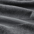 FREDRIKSJÖN Washcloth, dark grey, 30x30 cm
