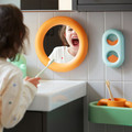 HUMLESJÖN Timer with suction cup, turquoise
