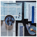 NISSÖGA Tablecloth, blue, 145x240 cm