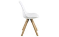 Chair Dima, faux leather, white