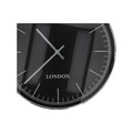 Wall Clock Slimer, round, black