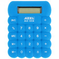 Axel Calculator Home/School/Office AX-004, silicone, blue