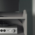HAUGA TV bench, grey, 206x46x54 cm