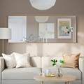 HOVET Mirror, gold-colour, 78x196 cm
