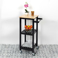 Kitchen Trolley Bish, black