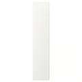 VIKANES Door with hinges, white, 50x229 cm