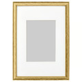 SILVERHÖJDEN Frame, gold-colour, 21x30 cm