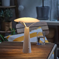 SOLVINDEN Table lamp, battery-operated/white, 30 cm