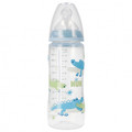 NUK First Choice Plus Baby Bottle with Temperature Control 300ml 6-18m, blue