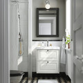 ORRSJÖN/TÄNNFORSEN Wash-stnd w drawers/wash-basin/tap, white, 62x49x69 cm
