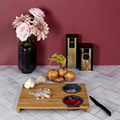 Bamboo Chopping Board with Silicone Containers