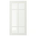 STENSUND Glass door, white, 40x80 cm