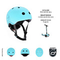 SCOOTANDRIDE Helmet for children S-M 3+ Blueberry