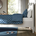 TONSTAD Bed frame, off-white/Lönset, 140x200 cm