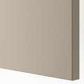FORSAND Door with hinges, beige, 50x195 cm