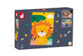 Janod Wooden Mosaics Animals 3+