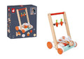 Janod Wooden blocks with cart 3+