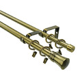 Double Curtain Rod Zenit 19mm 160cm, gold