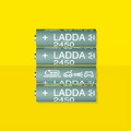LADDA Rechargeable battery, HR06 AA 1.2V, 2450mAh