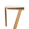 Desk Simplet Tunn, oak/white