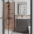 GoodHome Thermostatic Shower Set Cavally, black