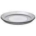 HAVSGÄDDA Side plate, stripe pattern/grey, 21 cm