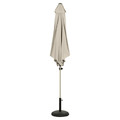 Garden Parasol Umbrella GoodHome Carambole 200 cm, beige