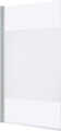 GoodHome Bath Screen 1-Panel Calera 140 x 85 cm, white/pattern