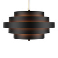 Pendant Lamp GoodHome Euboea E27, matt black