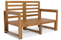 Outdoor 2-seat Sofa MALTA, brown/graphite