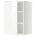 METOD Wall cabinet with shelves, white/Ringhult white, 40x60 cm