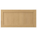 FORSBACKA Drawer front, oak, 80x40 cm