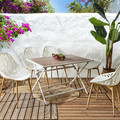 Foldable Outdoor Dining Table for 6 Persons 110x70