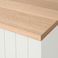 BESTÅ Storage combination w doors/drawers, white/Sutterviken/Kabbarp white clear glass, 120x42x240 cm