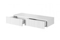 Wall-mounted Console Table Dresser Nicole, white/matt white