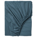 DVALA Fitted sheet, blue, Super king